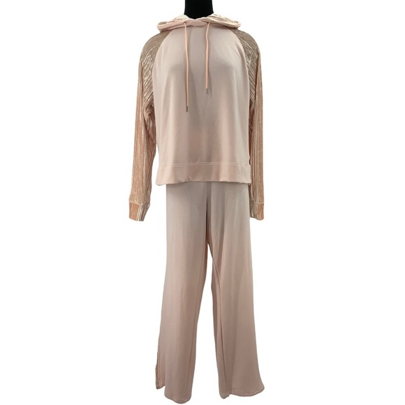 CALIA by Carrie Underwood Pink Hoodie with Velvety Sleeves and Hood D1 - Picture 9 of 13